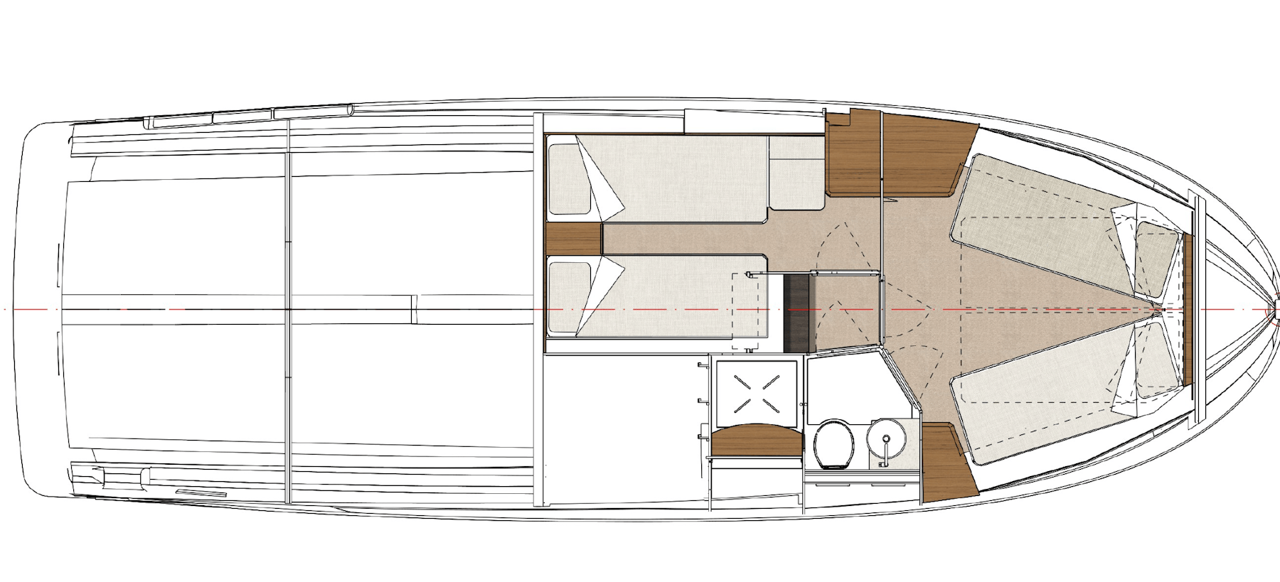 Greenline 39 Lower Deck A